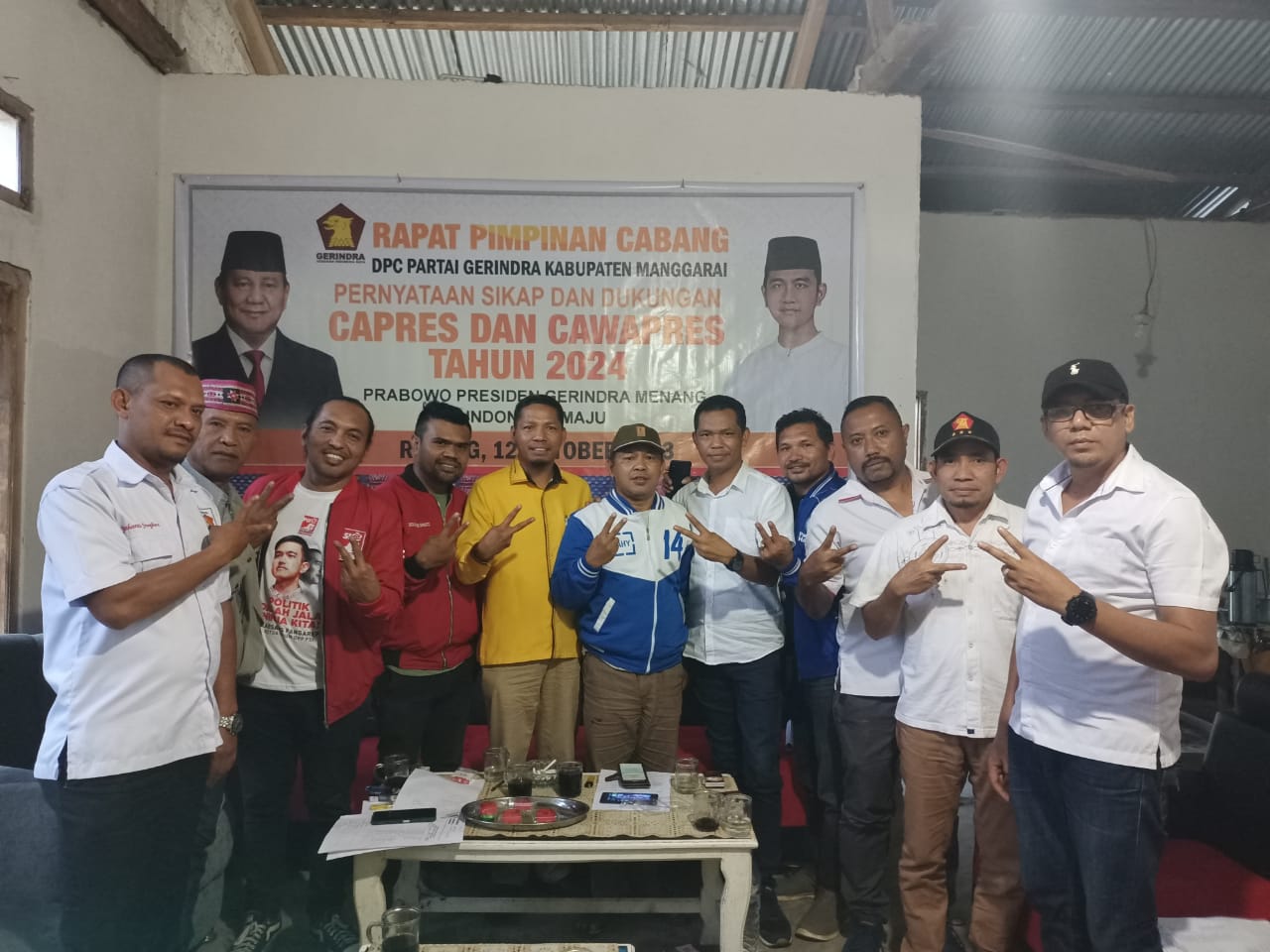 9 Parpol Koalisi Prabowo-Gibran di Manggarai Bentuk Tim Kampanye