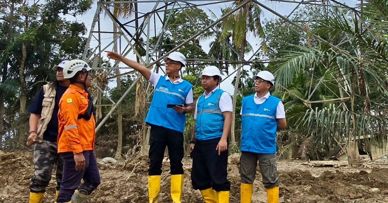 PLN Terus Kebut Siang-Malam Perbaiki Jalur Listrik Langsa-Pangkalan Brandan, Penopang Pemulihan Kelistrikan Aceh