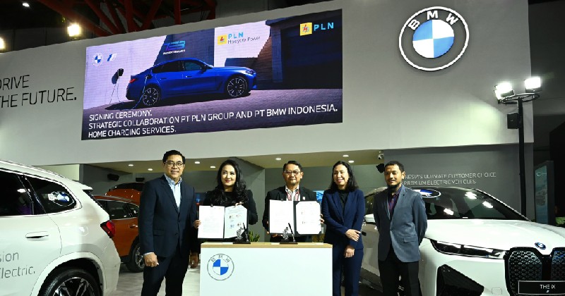 PT PLN Gandeng BMW, Tiap Pembelian Mobil EV dapat Fasilitas Home Charging Terintegrasi