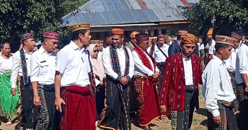 Wabup Manggarai Hadiri Roko Molas Poco Gendang Kina Barang, Tegaskan Komitmen Pelestarian Budaya